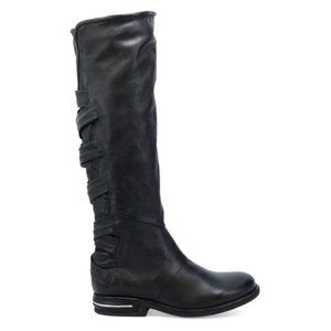 AS98 Teagan Knee-High Boot Black Sz 37 / US 6.5-7